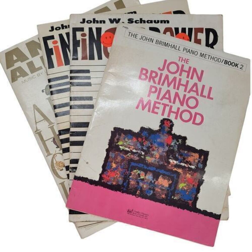 Lot of 4 Vintage‎ Children's Piano Sheet Music Song Books